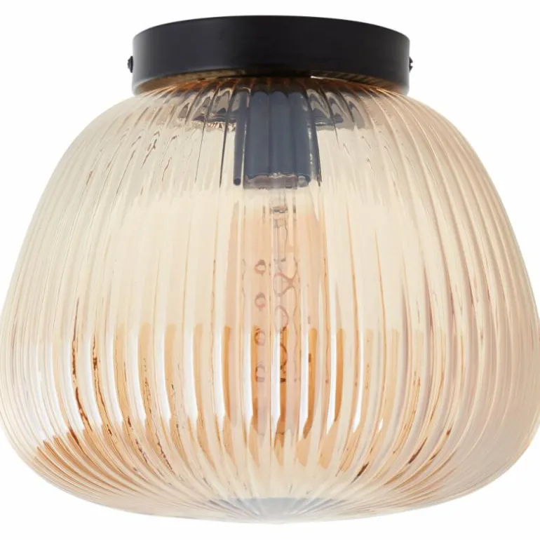 Plafonnier Brilliant Kaizen Noir, 1 lumière