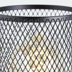 Plafonnier Brilliant Kamolo Noir, 4 lumières