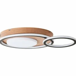 Plafonnier Brilliant Karney LED Brun, Noir, 1 lumière