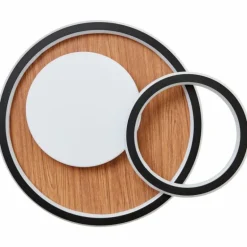 Plafonnier Brilliant Karney LED Brun, Noir, 1 lumière