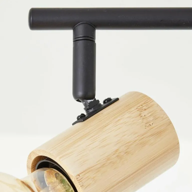 Plafonnier Brilliant Kerry Écru, Noir, 6 lumières