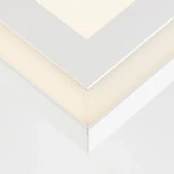 Plafonnier Brilliant Laurice LED Blanc, 1 lumière, Télécommandes