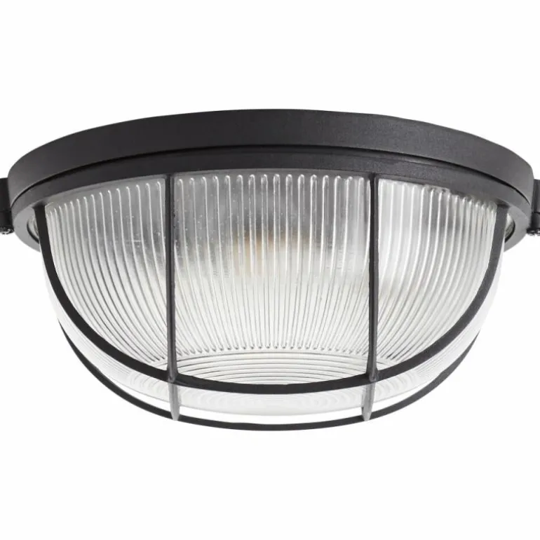 Plafonnier Brilliant Lauren Noir, 1 lumière