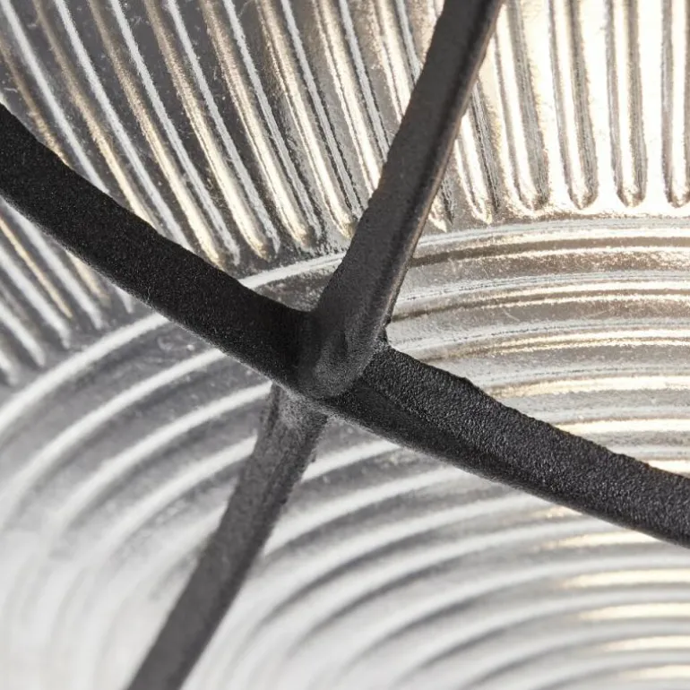 Plafonnier Brilliant Lauren Noir, 1 lumière