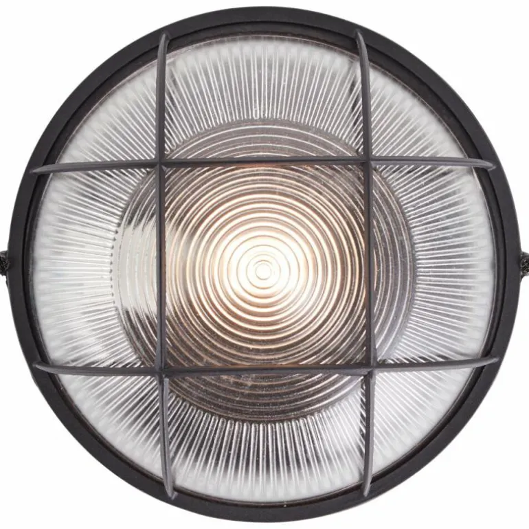 Plafonnier Brilliant Lauren Noir, 1 lumière