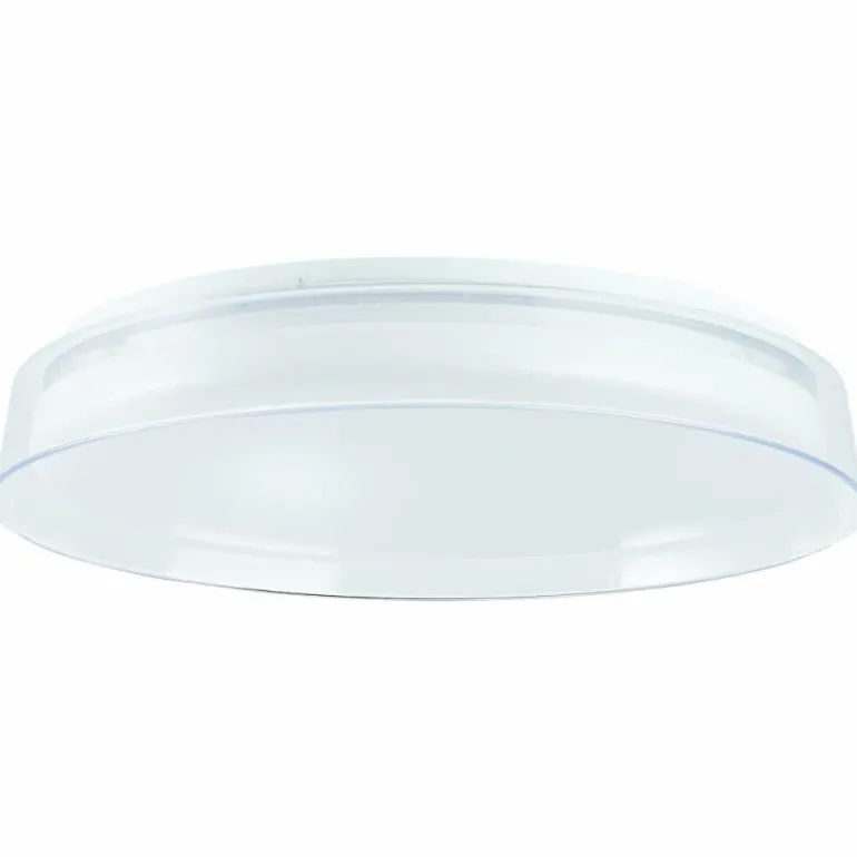 Plafonnier Brilliant Leanna LED Blanc, 1 lumière, Télécommandes, Changeur de couleurs