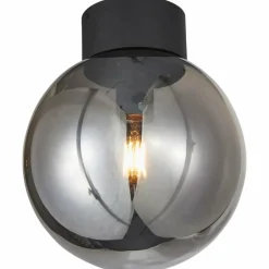 Plafonnier Brilliant Living Astro Noir, 1 lumière