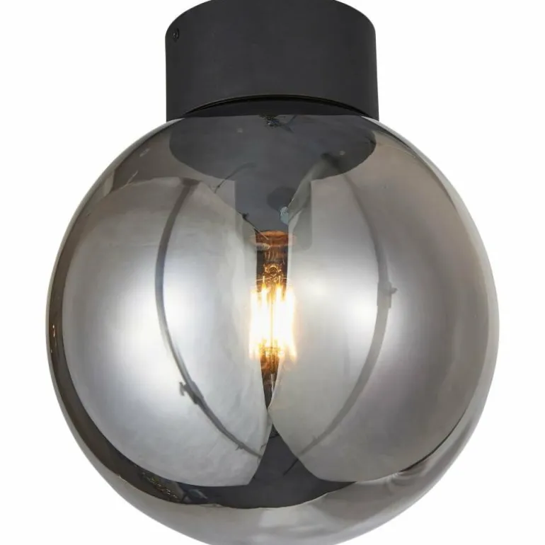 Plafonnier Brilliant Living Astro Noir, 1 lumière