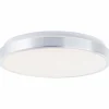 Plafonnier Brilliant Livius LED Argenté, 1 lumière