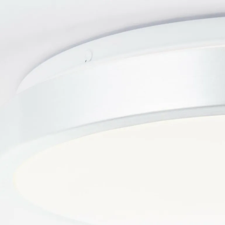 Plafonnier Brilliant Livius LED Argenté, 1 lumière