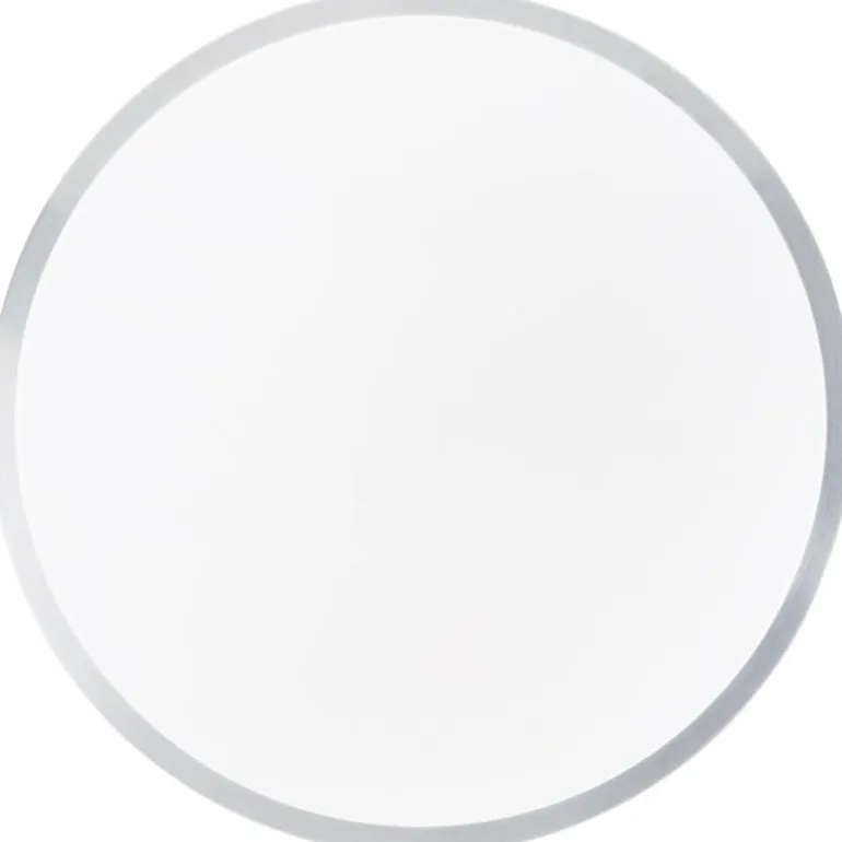 Plafonnier Brilliant Livius LED Argenté, 1 lumière, Télécommandes