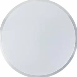 Plafonnier Brilliant Livius LED Argenté, 1 lumière, Télécommandes