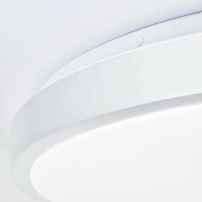 Plafonnier Brilliant Livius LED Argenté, 1 lumière, Télécommandes