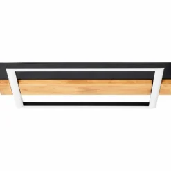 Plafonnier Brilliant Loneos LED Brun, Noir, 1 lumière