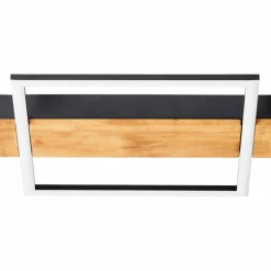 Plafonnier Brilliant Loneos LED Brun, Noir, 1 lumière