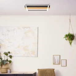 Plafonnier Brilliant Loneos LED Brun, Noir, 1 lumière