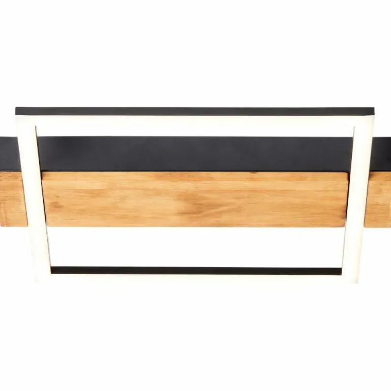 Plafonnier Brilliant Loneos LED Brun, Noir, 1 lumière