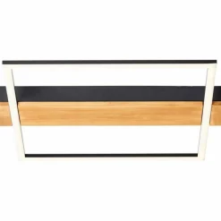 Plafonnier Brilliant Loneos LED Brun, Noir, 1 lumière