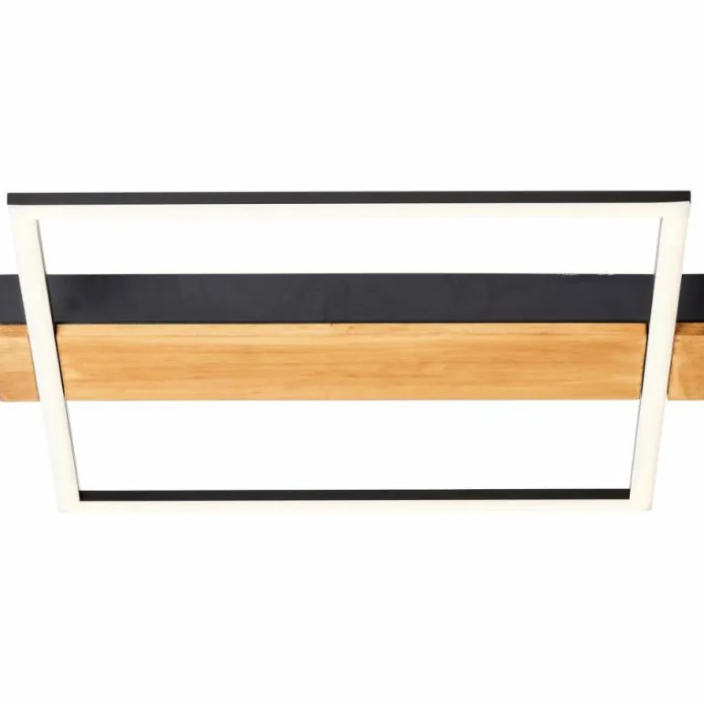 Plafonnier Brilliant Loneos LED Brun, Noir, 1 lumière