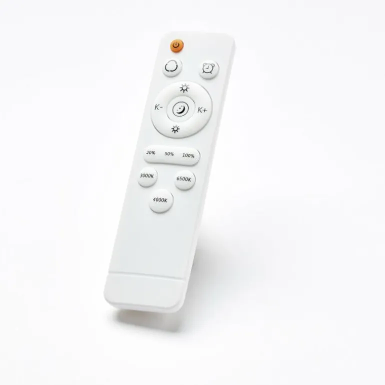 Plafonnier Brilliant Luciano LED Noir, Blanc, 1 lumière, Télécommandes