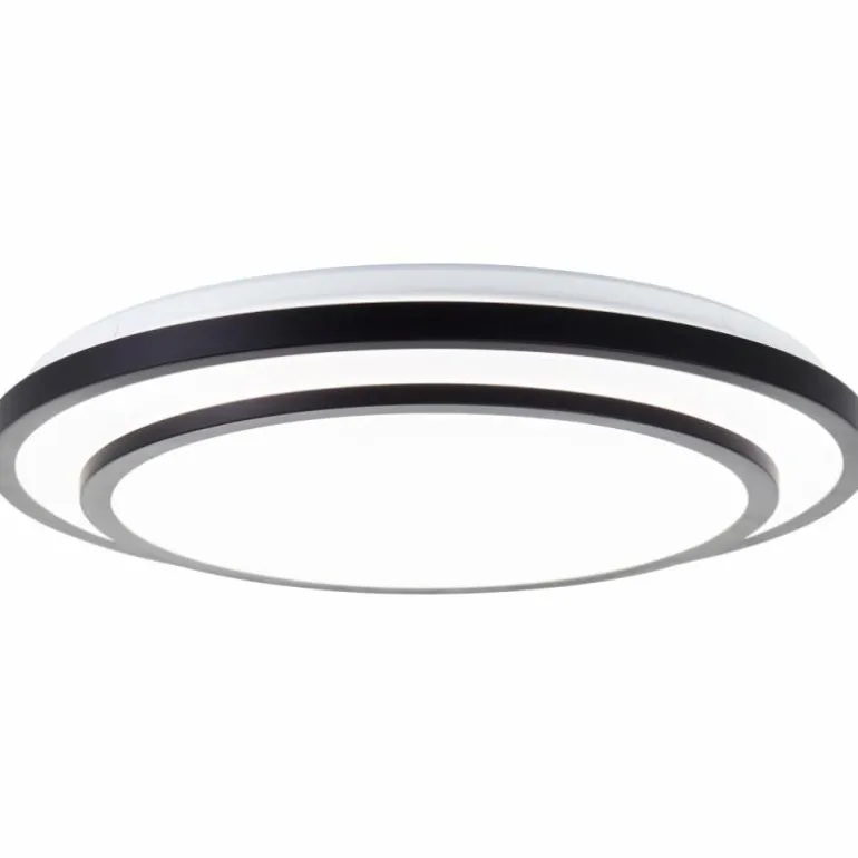 Plafonnier Brilliant Luciano LED Blanc, 1 lumière, Télécommandes