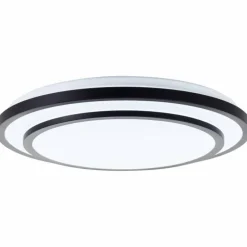 Plafonnier Brilliant Luciano LED Blanc, 1 lumière, Télécommandes