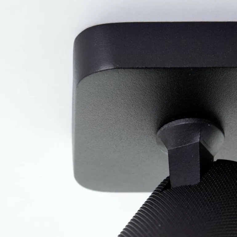 Plafonnier Brilliant Marty Noir, 2 lumières