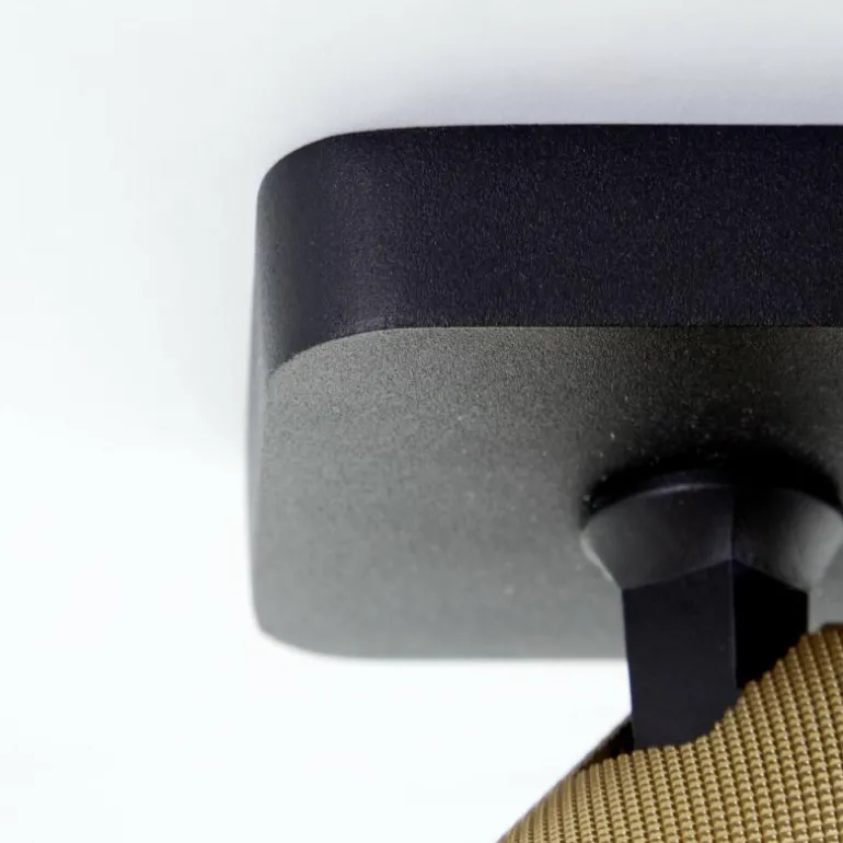 Plafonnier Brilliant Marty Noir, 2 lumières