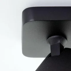 Plafonnier Brilliant Marty Noir, 3 lumières