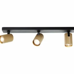 Plafonnier Brilliant Marty Noir, 3 lumières