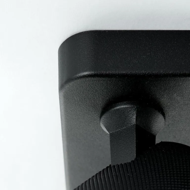 Plafonnier Brilliant Marty Noir, 4 lumières