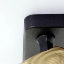 Plafonnier Brilliant Marty Noir, 4 lumières