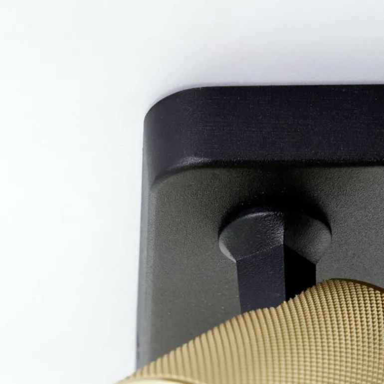 Plafonnier Brilliant Marty Noir, 4 lumières