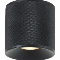 Plafonnier Brilliant Marty LED Noir, 1 lumière