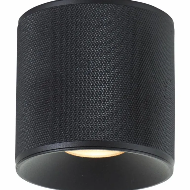 Plafonnier Brilliant Marty LED Noir, 1 lumière