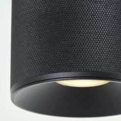 Plafonnier Brilliant Marty LED Noir, 1 lumière