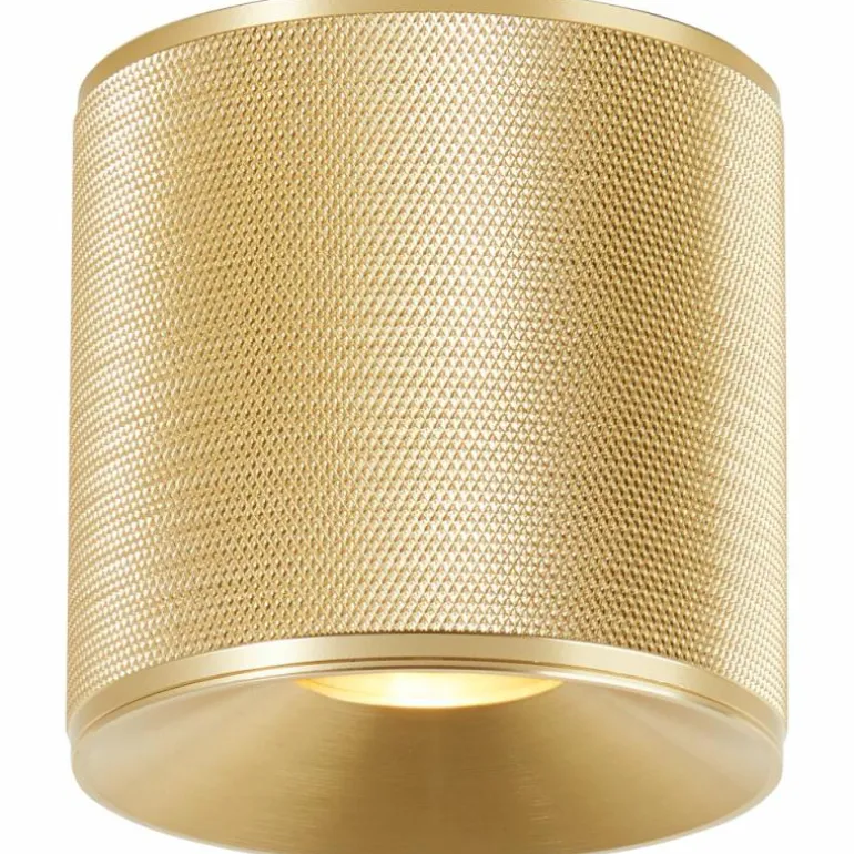 Plafonnier Brilliant Marty LED Or, 1 lumière