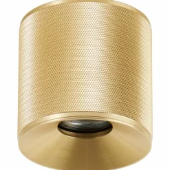 Plafonnier Brilliant Marty LED Or, 1 lumière