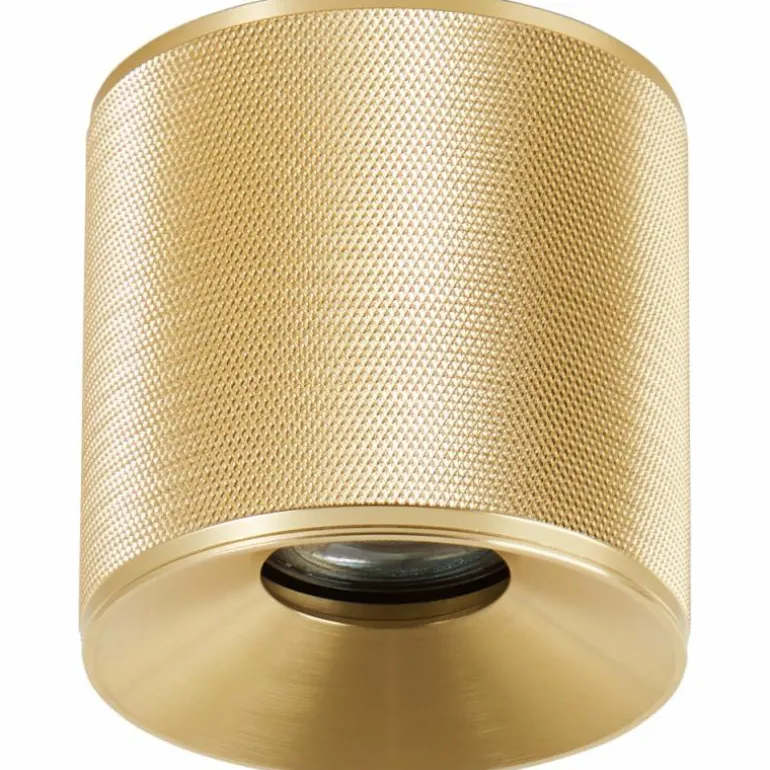 Plafonnier Brilliant Marty LED Or, 1 lumière