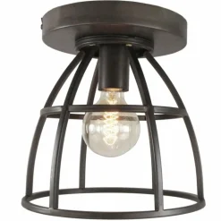 Plafonnier Brilliant Matrix Noir, 1 lumière