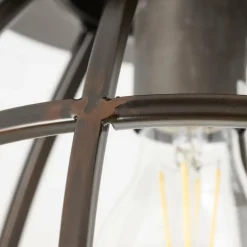 Plafonnier Brilliant Matrix Noir, 1 lumière