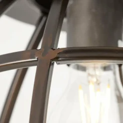 Plafonnier Brilliant Matrix Noir, 1 lumière