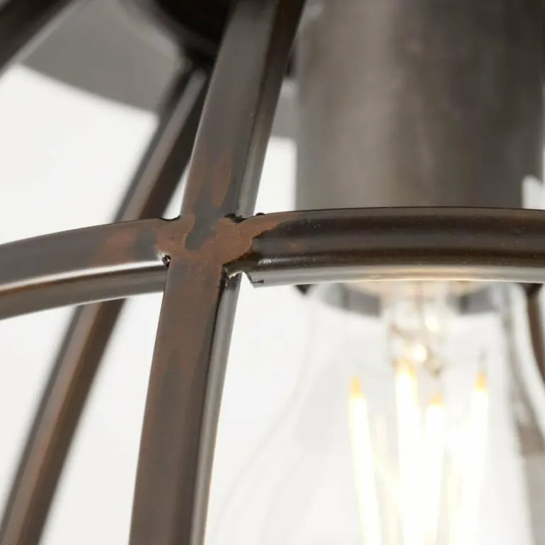 Plafonnier Brilliant Matrix Noir, 1 lumière