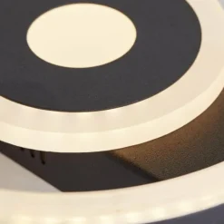 Plafonnier Brilliant Maureen LED Noir, Blanc, 1 lumière