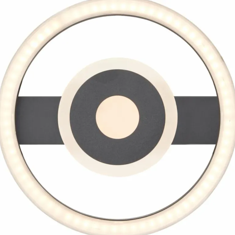 Plafonnier Brilliant Maureen LED Noir, Blanc, 1 lumière