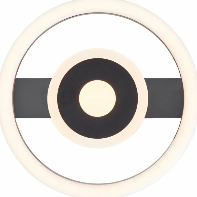 Plafonnier Brilliant Maureen LED Noir, Blanc, 1 lumière