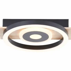 Plafonnier Brilliant Maureen LED Écru, Noir, Blanc, 1 lumière