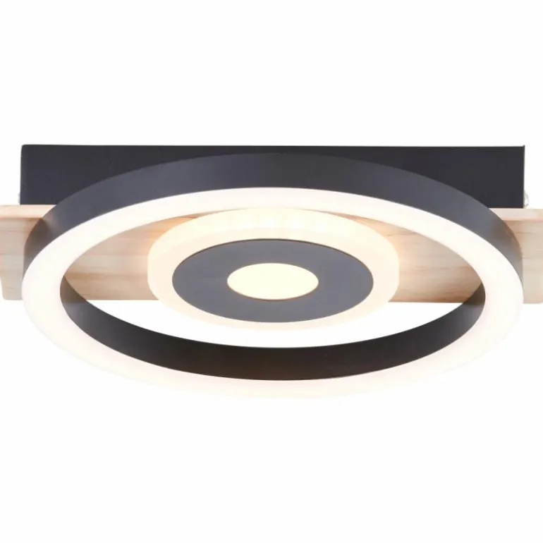 Plafonnier Brilliant Maureen LED Écru, Noir, Blanc, 1 lumière