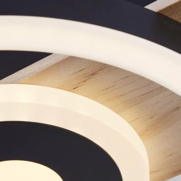 Plafonnier Brilliant Maureen LED Écru, Noir, Blanc, 1 lumière