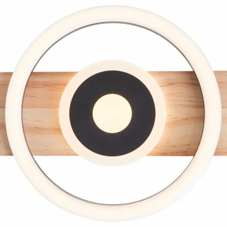 Plafonnier Brilliant Maureen LED Écru, Noir, Blanc, 1 lumière